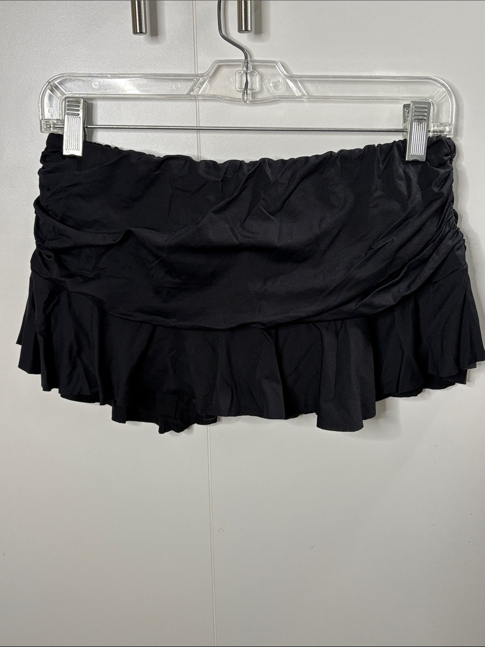 Ralph Lauren Black Ruffle Swim Skirt